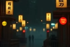 夜航西飞剧情大片中机场跑道尽头的一排导航灯