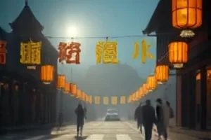 钟楼十二响年代大片中老城钟楼与鸽子群