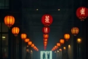 山河故人录历史大片中古城墙上的黄昏旗阵